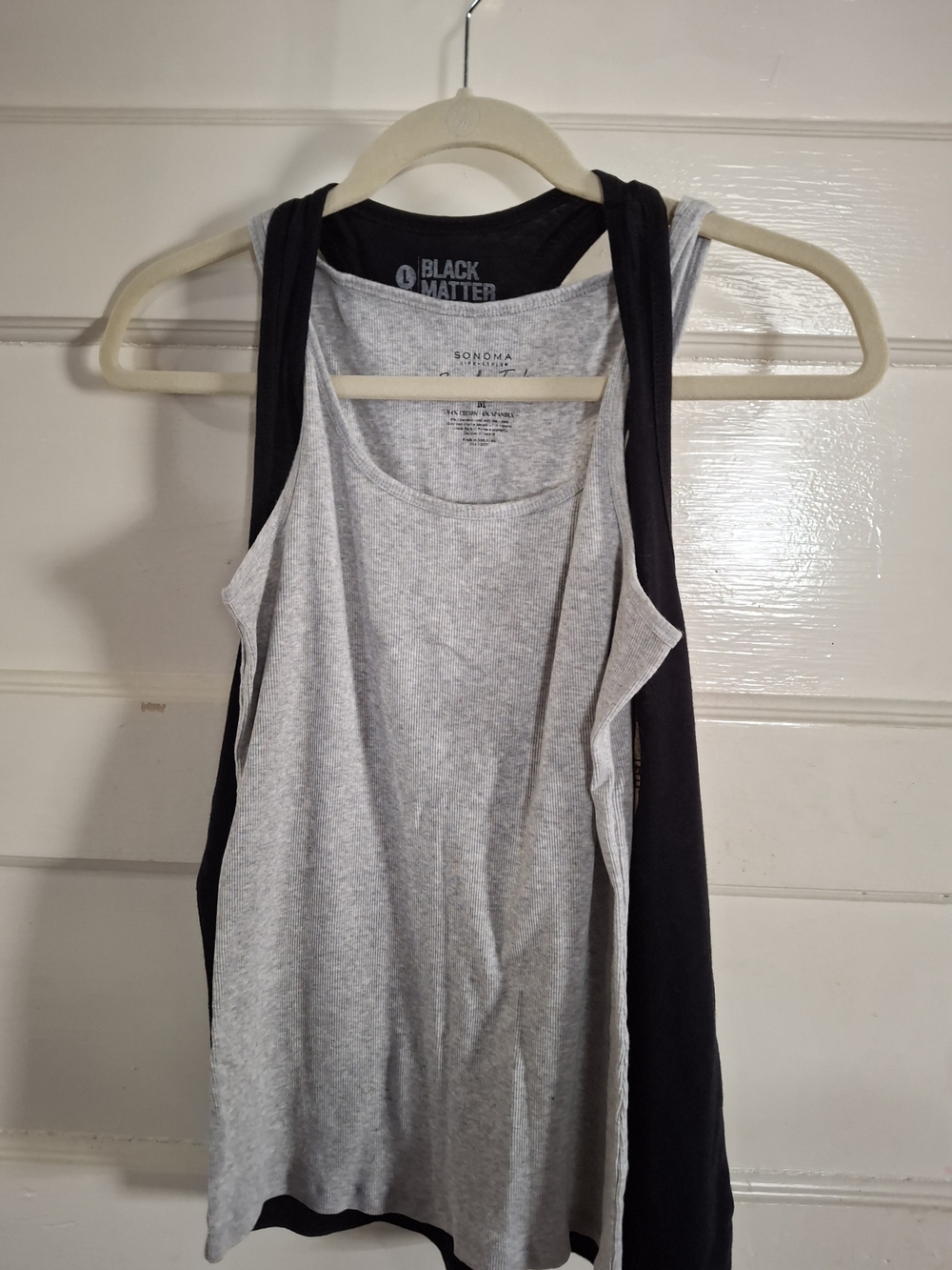 Sonoma + Black Matter 2 Tank Top Bundle Gray Black Size M CFD123